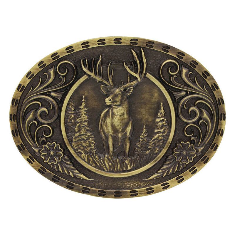 Montana-Silversmiths-Heritage-Outdoor-Series-Wild-Stag-Carved-Buckle--A507C-