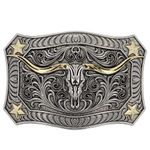 Montana-Silversmiths-Longhorn-Crest-Filigree-Attitude-Belt-Buckle--A935-