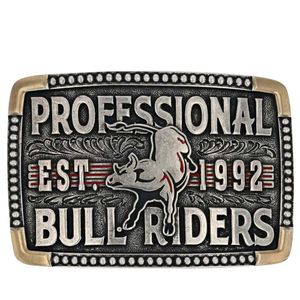 Montana Silversmiths PBR 1992 Bull Riders Belt Buckle (PBR938)