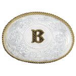 Montana-Silversmiths-Initial-B-Silver-Engraved-Gold-Trim-Western-Belt-Buckle--700B-