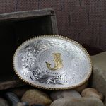 Montana-Silversmiths-Initial-J-Silver-Engraved-Gold-Trim-Western-Belt-Buckle--700J-