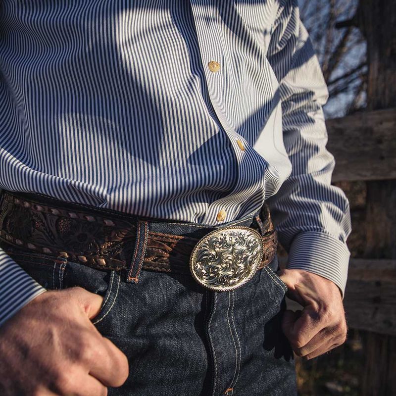 Monogrammed western belt clearance buckles