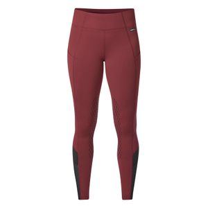 Kerrits Women's Free Style Knee Patch Pocket Tight - Sangria/Black (50402)