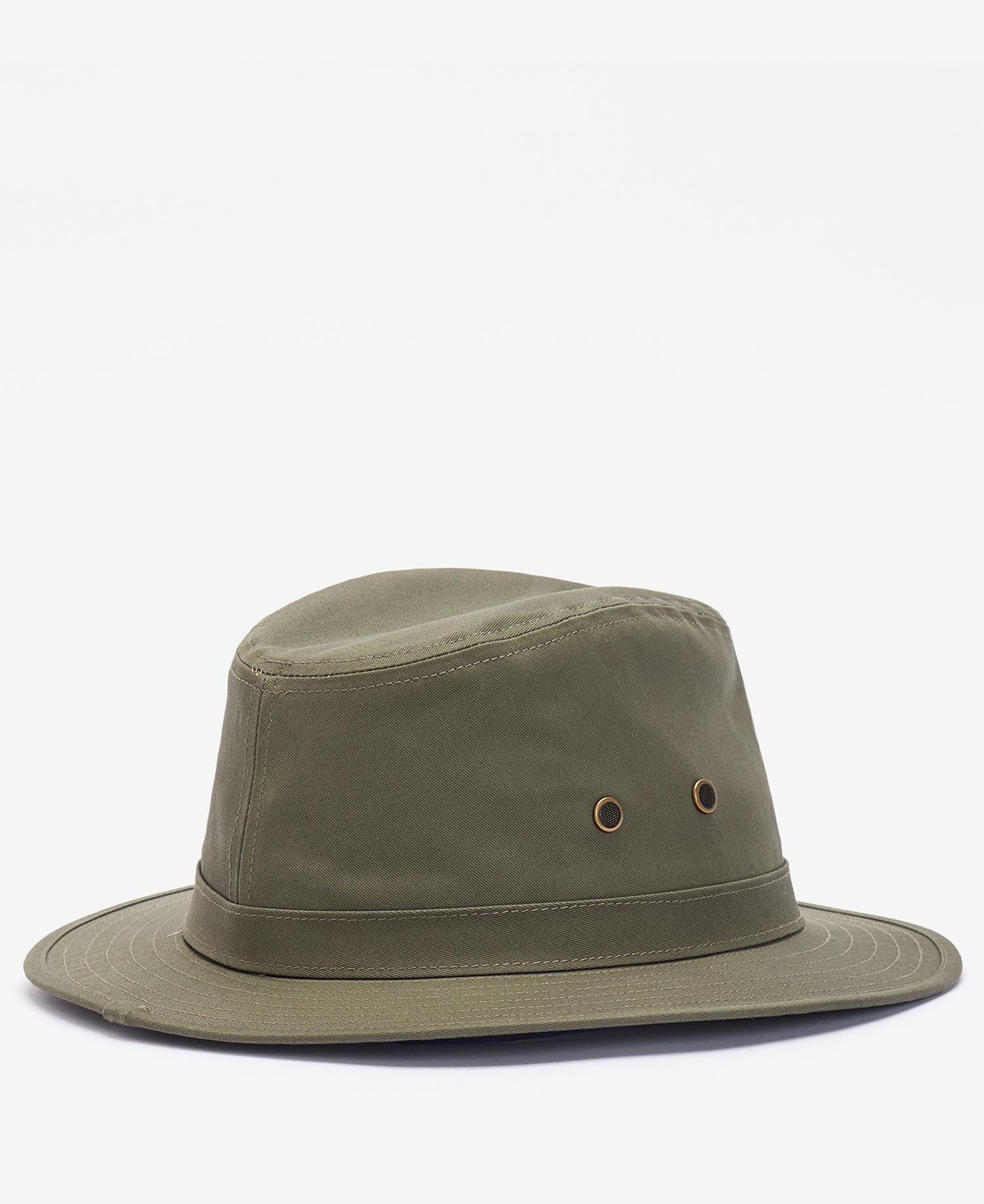 Rainproof Green Wax Downton Style Hat, Waterproof Rain Hat, Olive