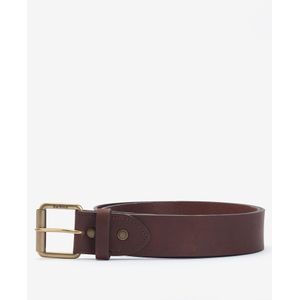 Barbour Contast Leather Belt - Olive/Brown (MAC0351-OL51)