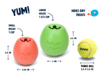 West-Paw-Zogoflex-Rumbl-Toy-Small---Melon