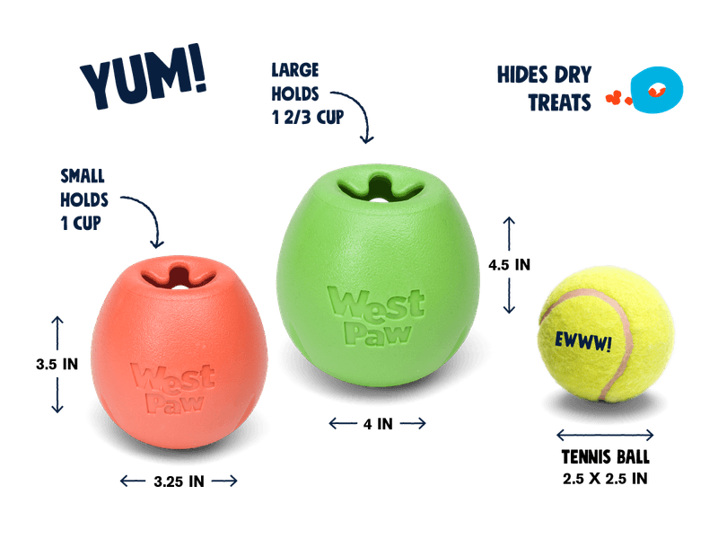 West-Paw-Zogoflex-Rumbl-Toy-Small---Melon