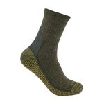 Carhartt-Men-s-Force®-Grid-Midweight-Synthetic-Merino-Wool-Blend-Short-Crew-Sock-SS9260M----Olive