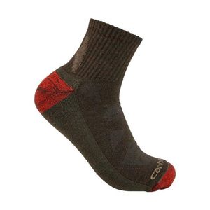 Carhartt Men's Midweight Merino Wool Blend Quarter Sock - Olive