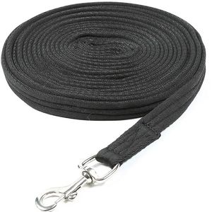 Shires Soft Feel Lunge Line - Black