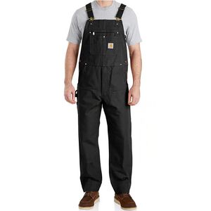 Carhartt Men's Relaxed Fit Duck Bib Overalls - Black