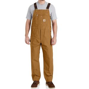 Carhartt Men's Relaxed Fit Duck Heavyweight Bib Overalls - Carhartt Brown
