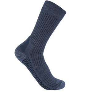 Carhartt Women's Force Grid Midweight Crew Sock - Navy Heather