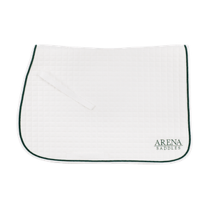 Arena All Purpose/Jump Saddle Pad - White