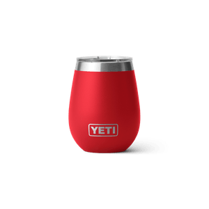 Yeti Rambler 295ml(10oz) Wine Tumbler with Magslider Lid - Rescue Red