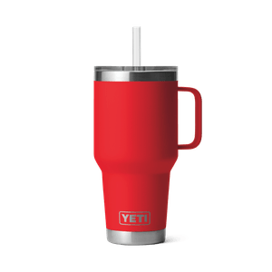 Yeti Rambler 1L(35oz) Straw Mug - Rescue Red