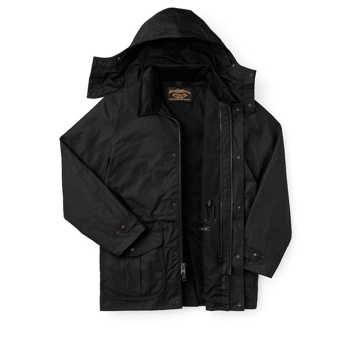 Filson-Men-s-Cover-Cloth-Woodland-Jacket---Black