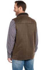 Cripple-Creek-Men-s-Enzyme-Washed-Box-Quilted-Vest---Chocolate