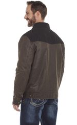 Cripple-Creek-Men-s-Two-Tone-Enzyme-Washed-Cotton-Zip-Front-Ranch-Jacket---Antique-Brown