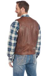 Cripple-Creek-Men-s-Button-Front-Lamb-Nappa-Vest---Brown