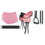 HKM-Shetland-Pony-Saddle-Set---Pink