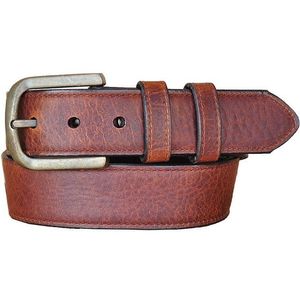 Lejon Vintage Bison Calhoun Belt - Saddle