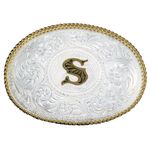 Montana-Silversmiths-Initial-Silver-Engraved-Gold-Trim-Western-Belt-Buckle