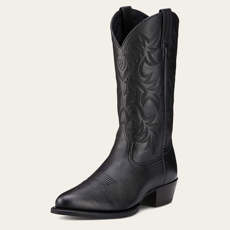 Ariat-Men-s-Heritage-R-Toe-Western-Boot---Black
