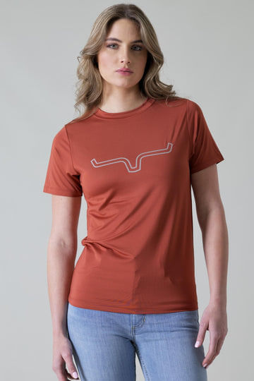 Kimes-Women-s-Outlier-Tech-Tee---Rust