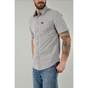 Kimes Ranch Men's Linville Short Sleeve Dress Shirt - Grey