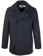 Schott-Men-s-Classic-Melton-Wool-Navy-Pea-Coat---Dark-Oxford-Grey