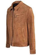 Schott-375-Men-s-Unlined-Rough-Out-Cowhide-Jacket---Saddle