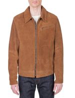 Schott-375-Men-s-Unlined-Rough-Out-Cowhide-Jacket---Saddle