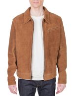 Schott-375-Men-s-Unlined-Rough-Out-Cowhide-Jacket---Saddle