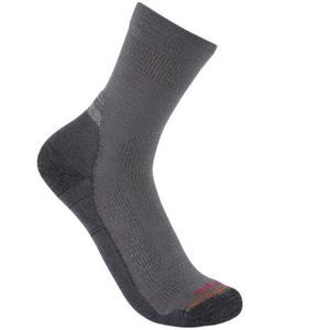 Carhartt Women's Lightweight Synthetic-Merino Wool Blend Short Crew Sock - Grey