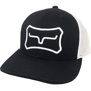 Kimes  Ranch Unisex  Boneyard Trucker Adjustable Snapback Mid-Profile Logo Cap - Black