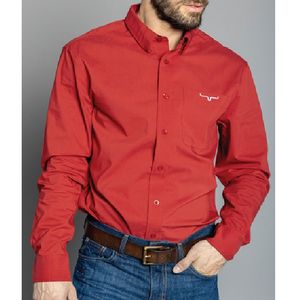 Kimes Ranch Men's KR Team Shirt - Red