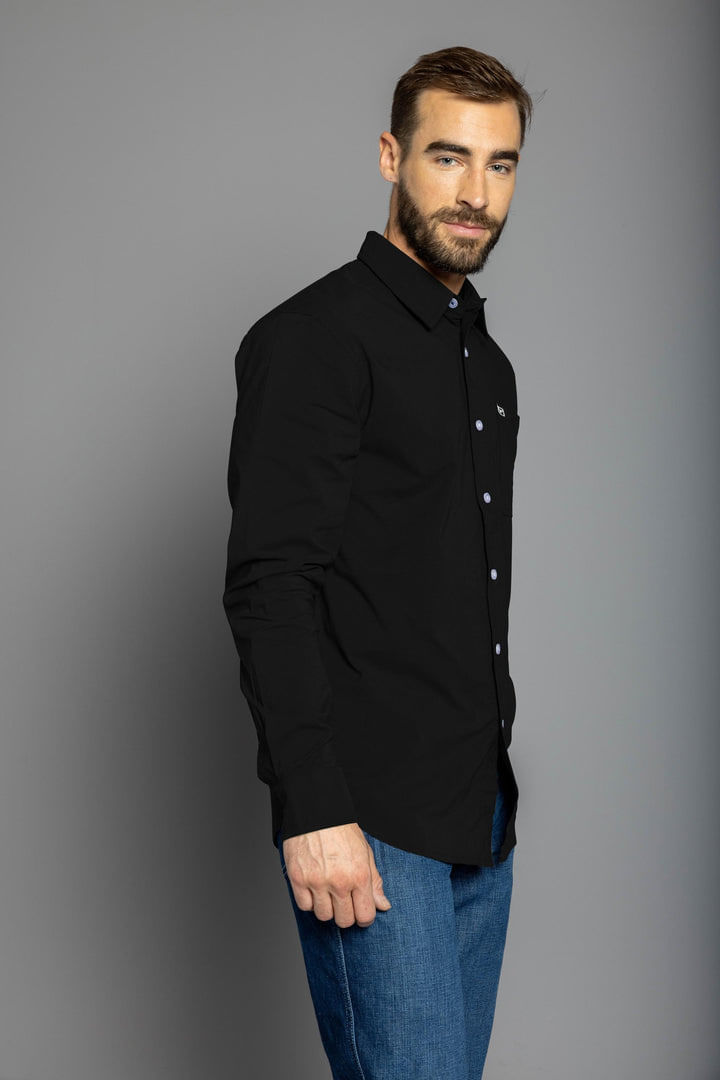 Kimes-Ranch-Men-s-Linville-Long-Sleeve-Dress-Shirt---Black