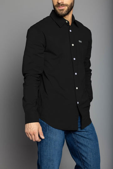 Kimes-Ranch-Men-s-Linville-Long-Sleeve-Dress-Shirt---Black