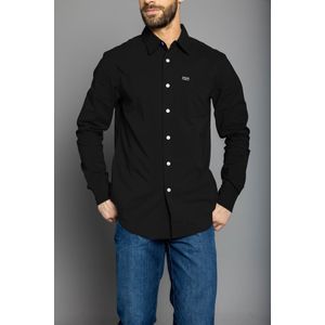 Kimes Ranch Men's Linville Long Sleeve Dress Shirt - Black