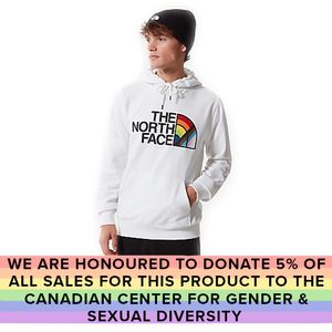 The North Face Pride Recycled Pullover Hoodie - White