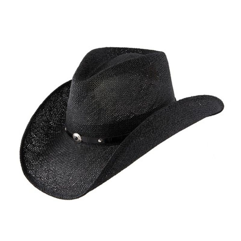 Stetson-Onyx-Twisted-Paper-Straw-Hat---Black