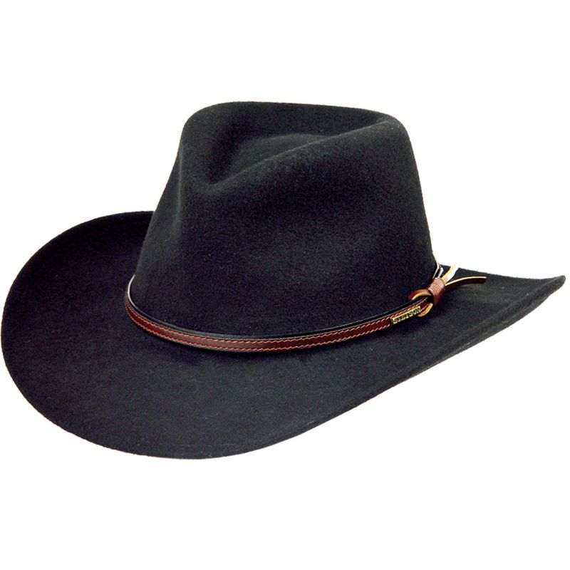 Stetson-Bozeman-Wool-Felt-Western-Hat---Black