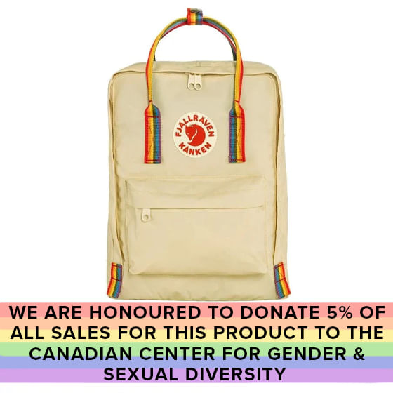 Fjallraven-Kanken-Rainbow-Backpack---Light-Oak-Rainbow-Pattern