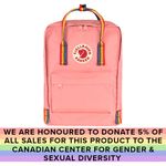 Fjallraven-Kanken-Rainbow-Backpack---Pink---Rainbow-Pattern