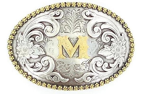 Belt buckles with initials best sale