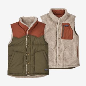 Patagonia Men's Reversible Bivy Down Vest - Basin Green