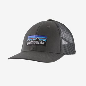 Patagonia Unisex P-6 Logo LoPro Trucker Hat - Black