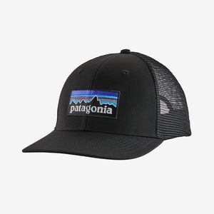 Patagonia Unisex P-6 Logo LoPro Trucker Hat - Black