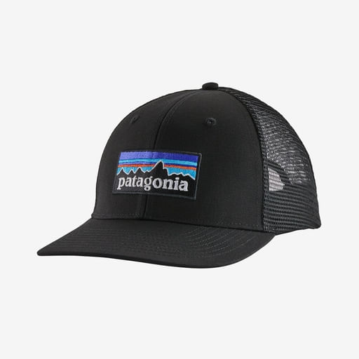 Patagonia-Unisex-P-6-Logo-LoPro-Trucker-Hat---Black